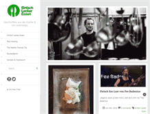 Tablet Screenshot of einfach-lecker-essen.com